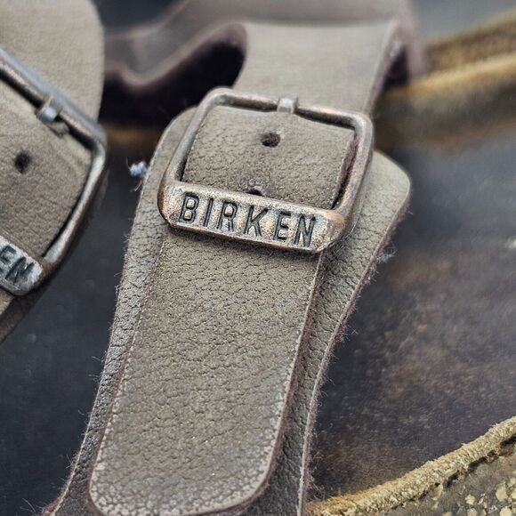 Birkenstock Florida Unisex 11 Mocha Brown Soft Footbed Slippers main image 12